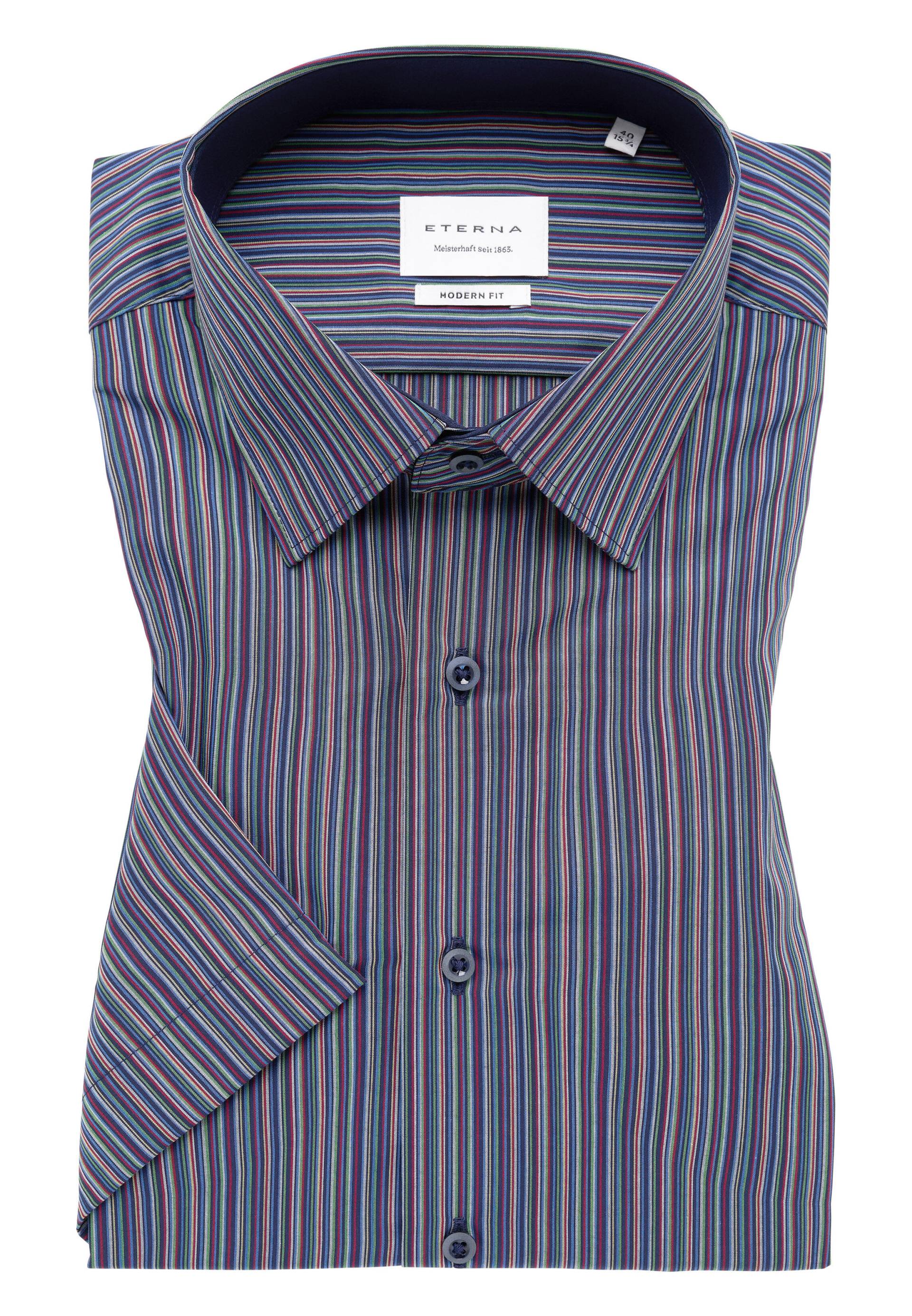 ETERNA - Hemd Kurzarm navy von ETERNA