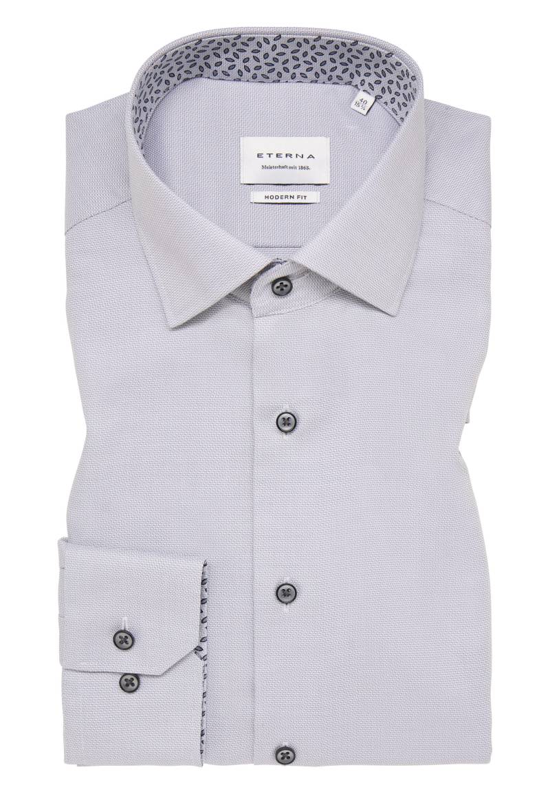 ETERNA - Hemd Langarm grau von ETERNA