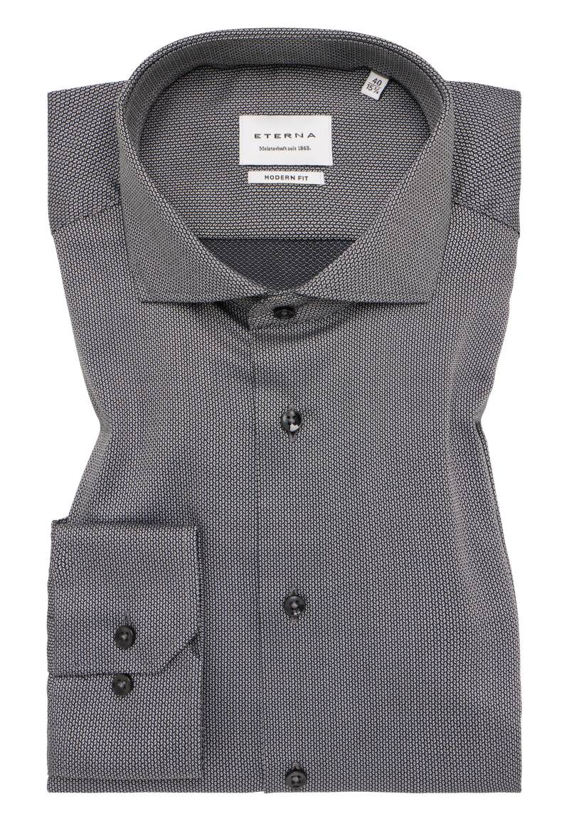 ETERNA - Hemd Langarm grau von ETERNA