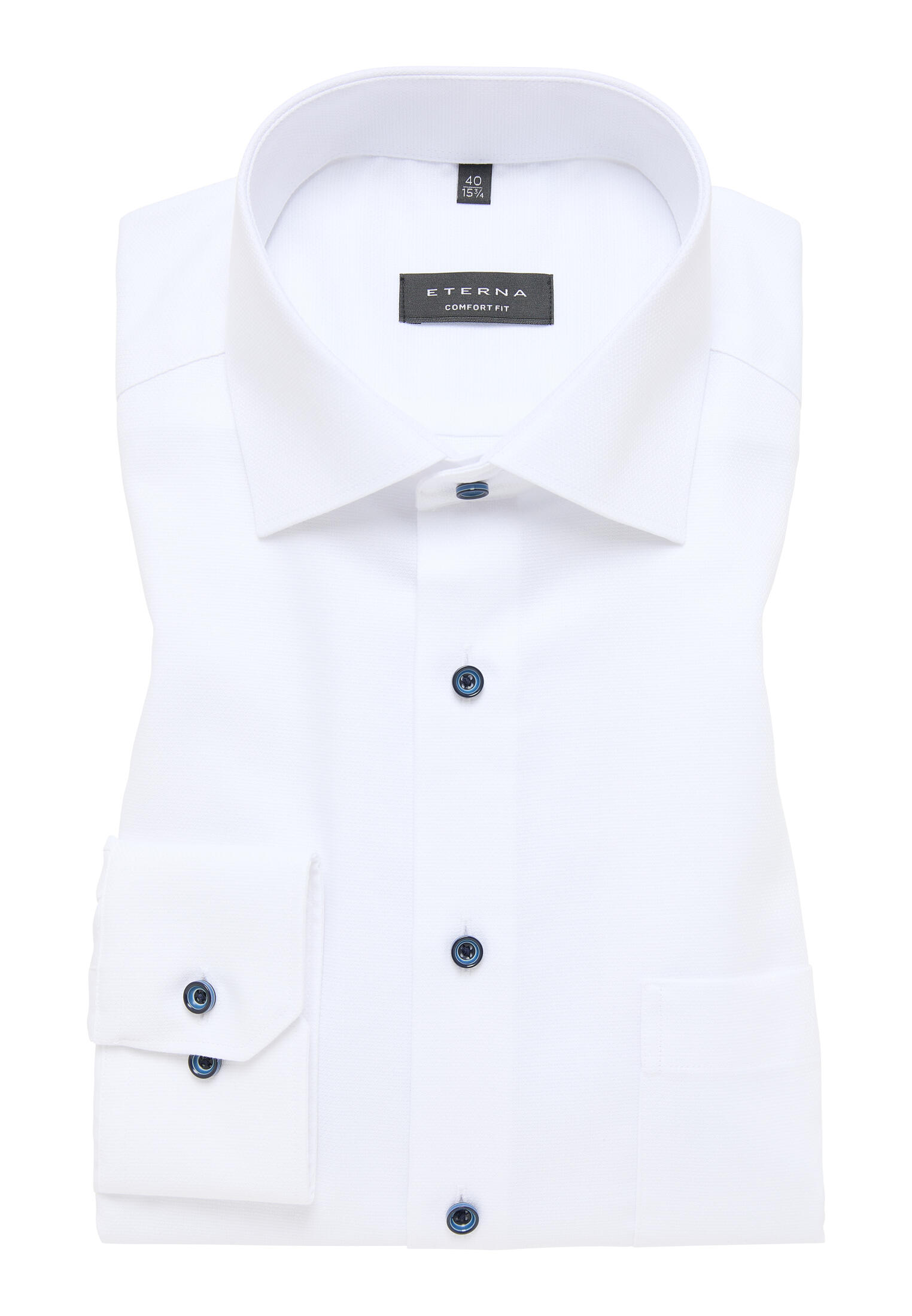ETERNA - Hemd Langarm weiß - Gr. - 41 von ETERNA