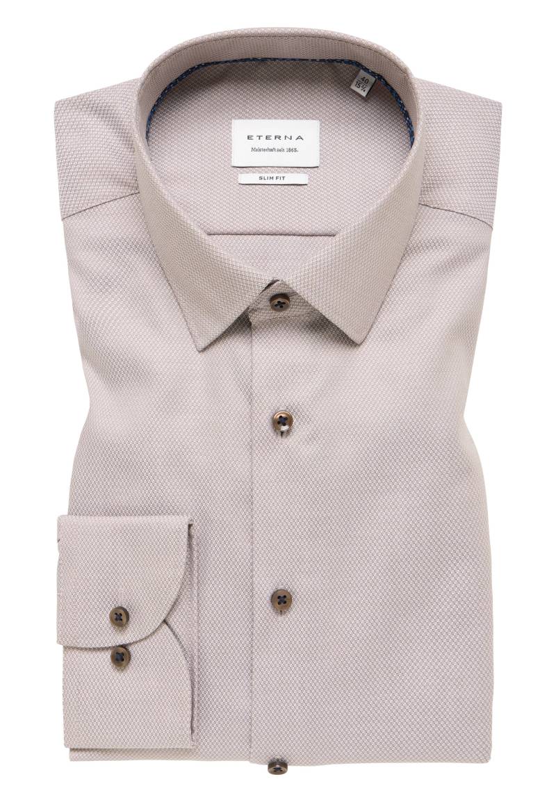 ETERNA - Hemd Natté Langarm sand von ETERNA