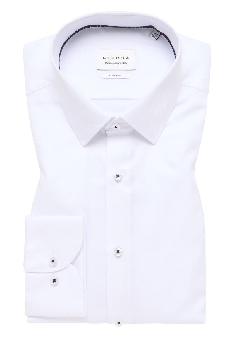 ETERNA - Hemd Natté Langarm weiß von ETERNA