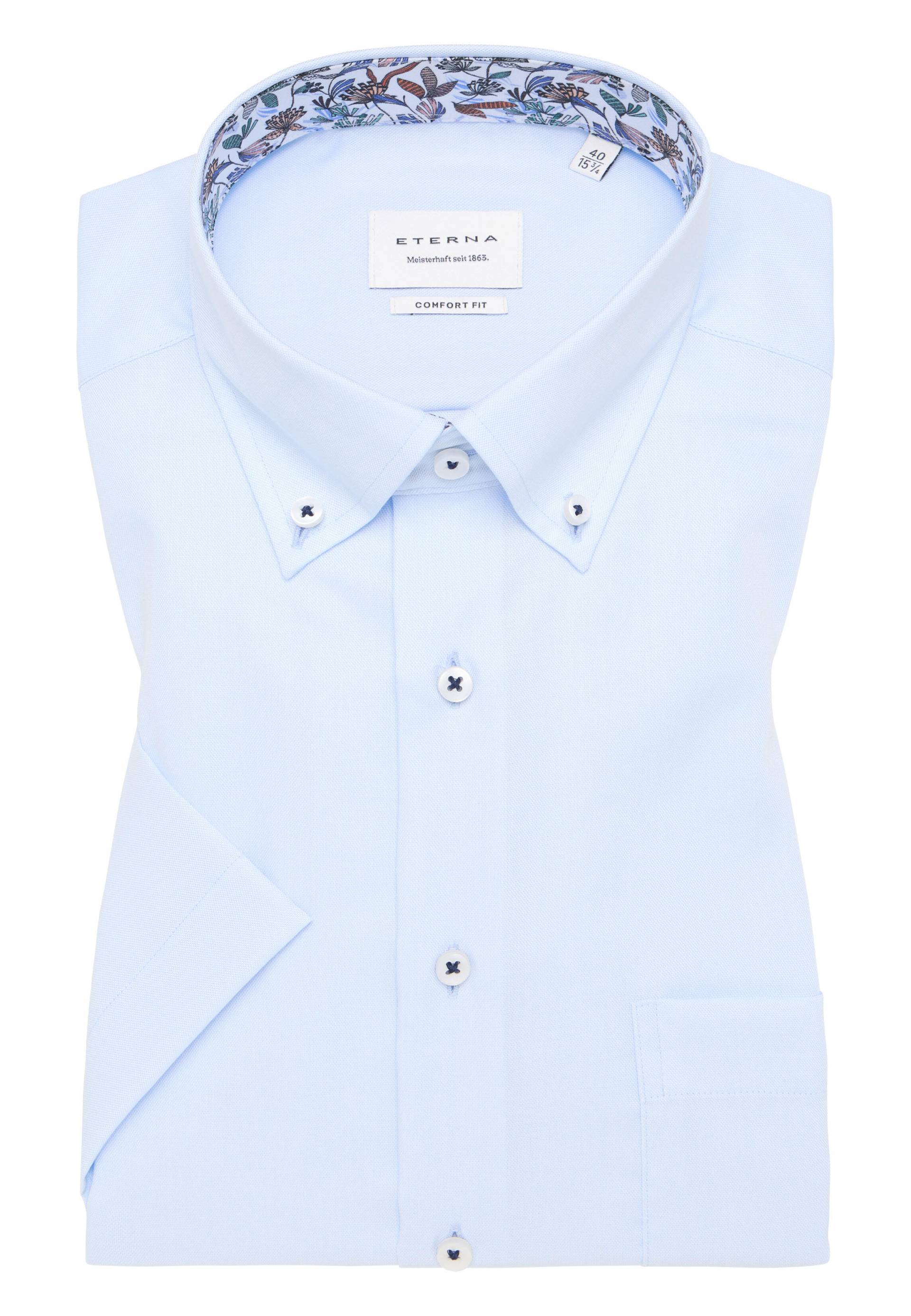 ETERNA - Hemd Oxford Kurzarm hellblau von ETERNA