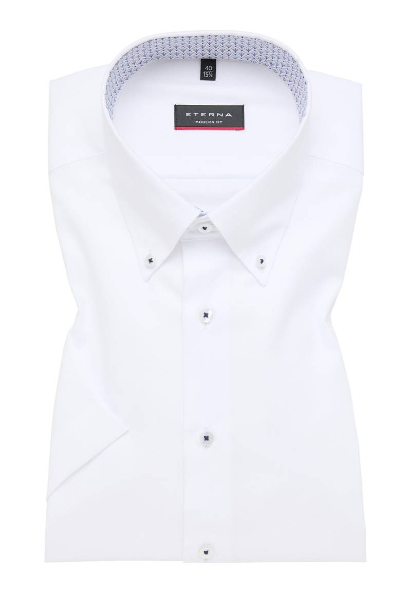 ETERNA - Hemd Oxford Kurzarm weiß - Gr. - 41 von ETERNA