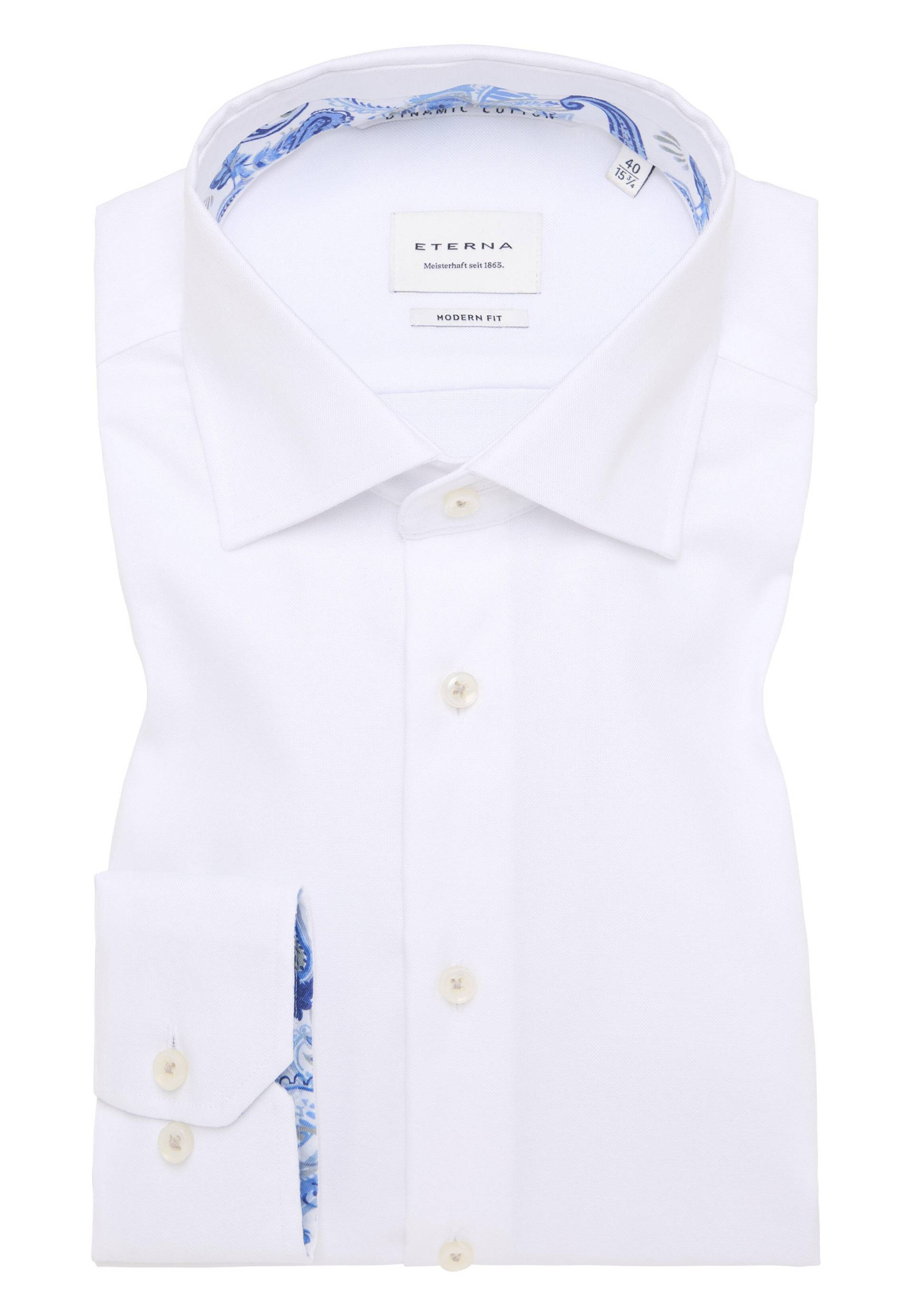 ETERNA - Hemd Oxford Langarm weiß von ETERNA