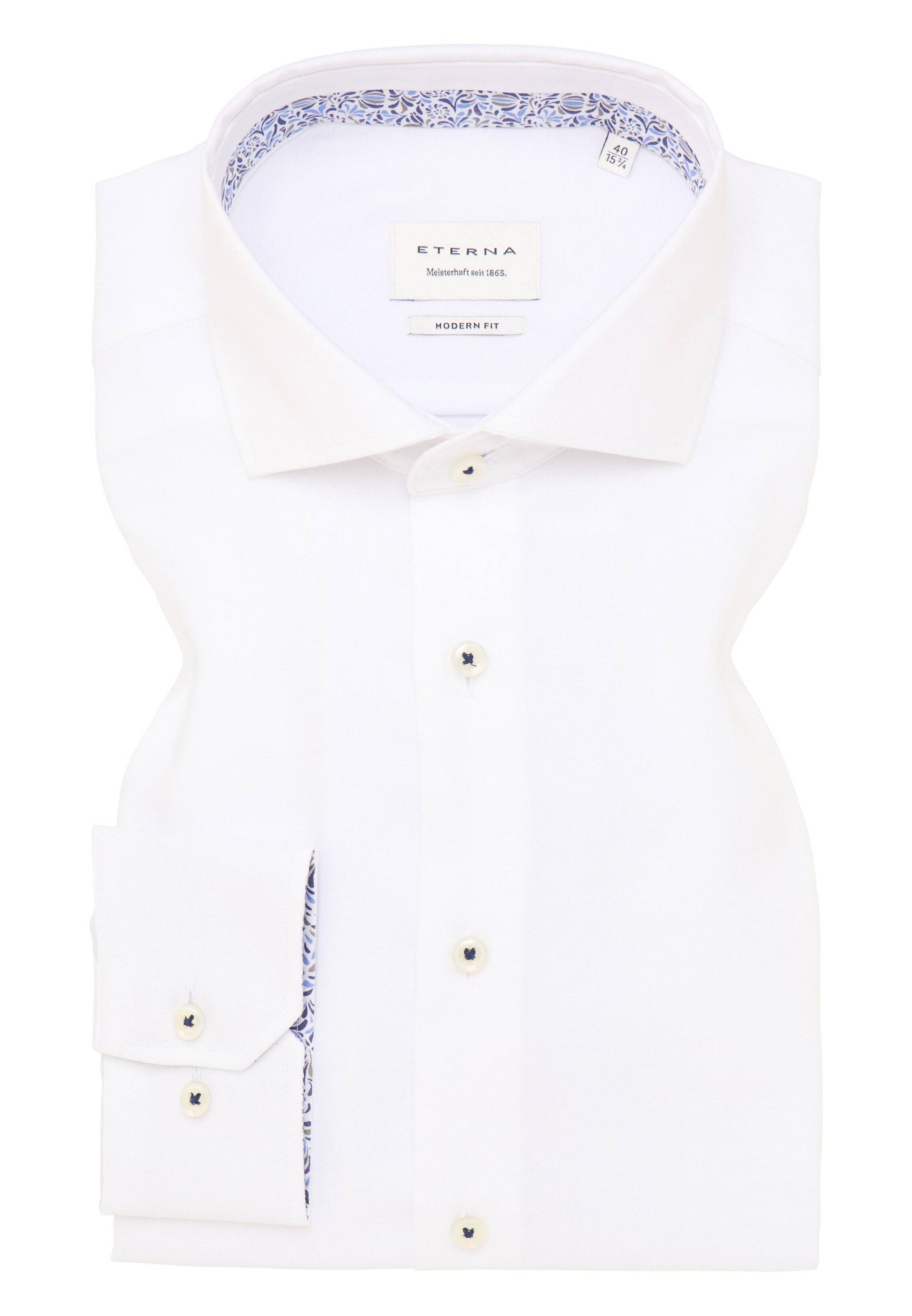 ETERNA - Hemd Oxford Langarm weiß von ETERNA