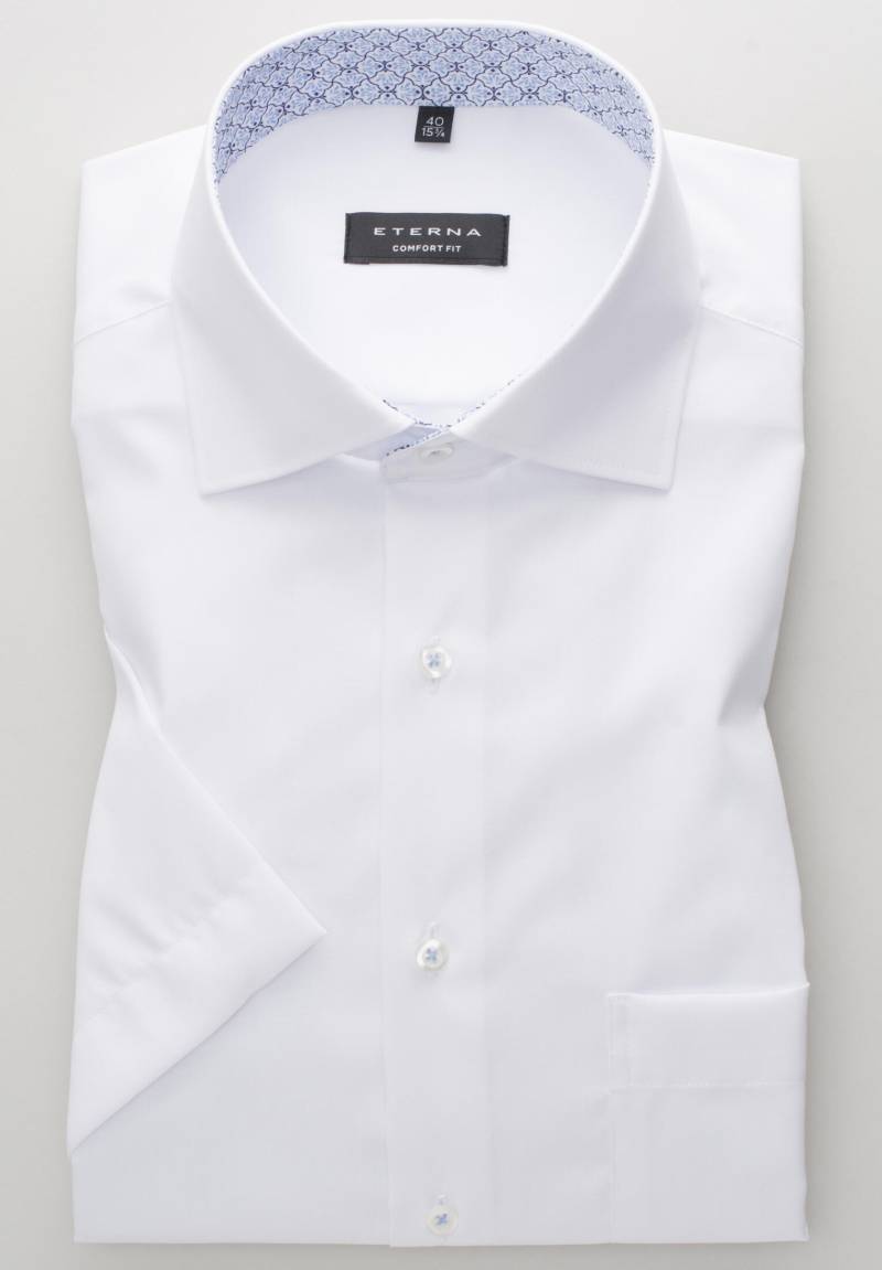 ETERNA - Hemd Pinpoint Kurzarm weiß von ETERNA