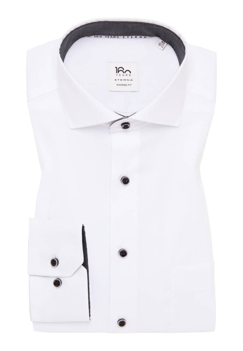 ETERNA - Hemd Pinpoint Langarm weiß von ETERNA