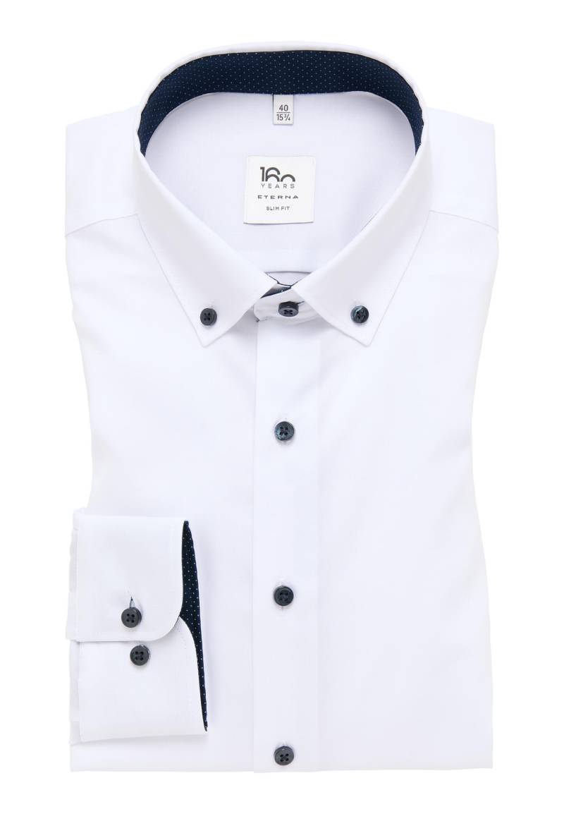 ETERNA - Hemd Pinpoint Langarm weiß von ETERNA