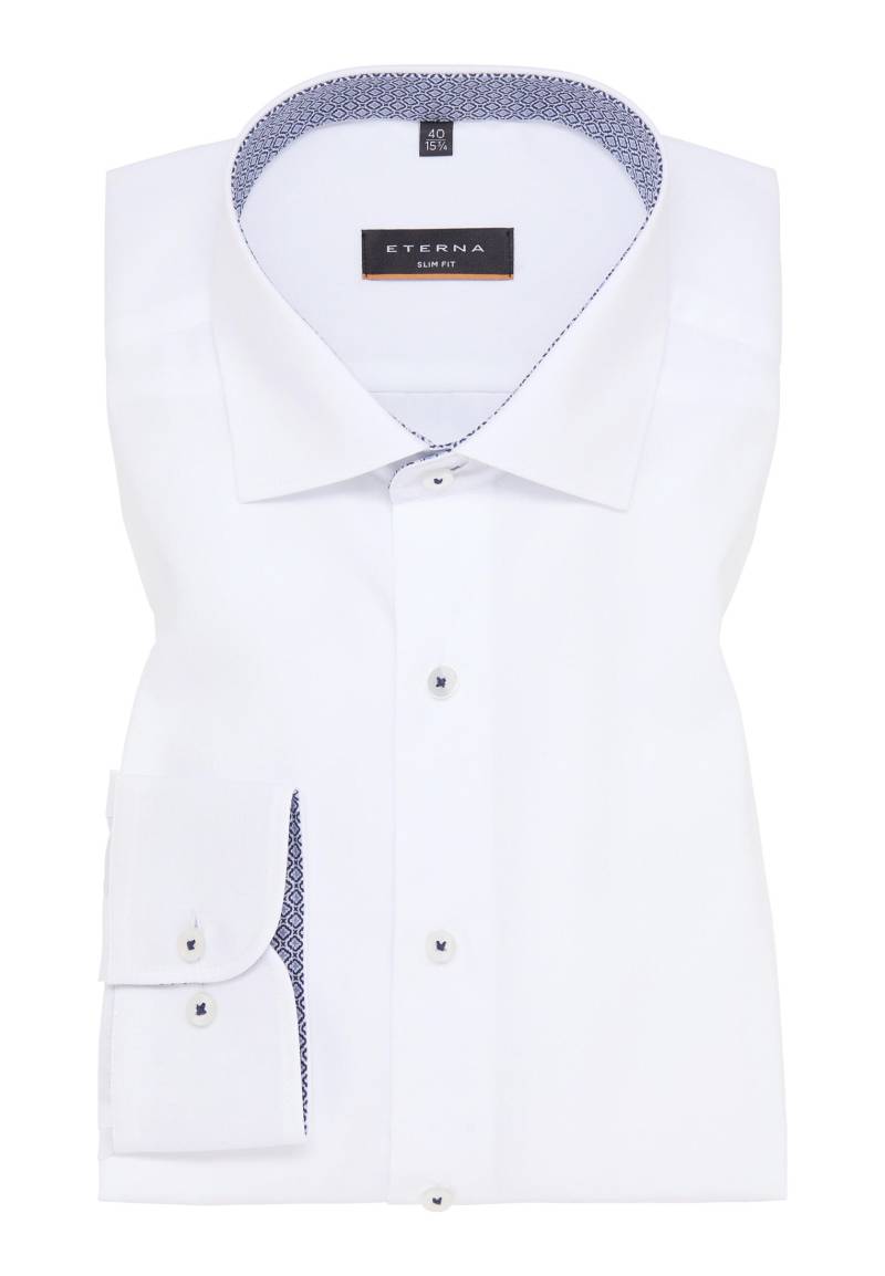 ETERNA - Hemd Popeline Langarm weiß von ETERNA