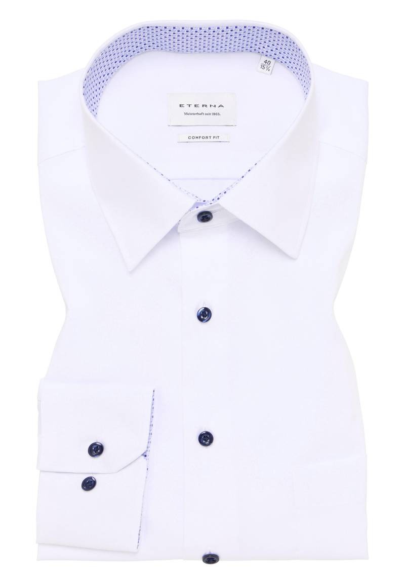 ETERNA - Hemd Popeline Langarm weiß von ETERNA