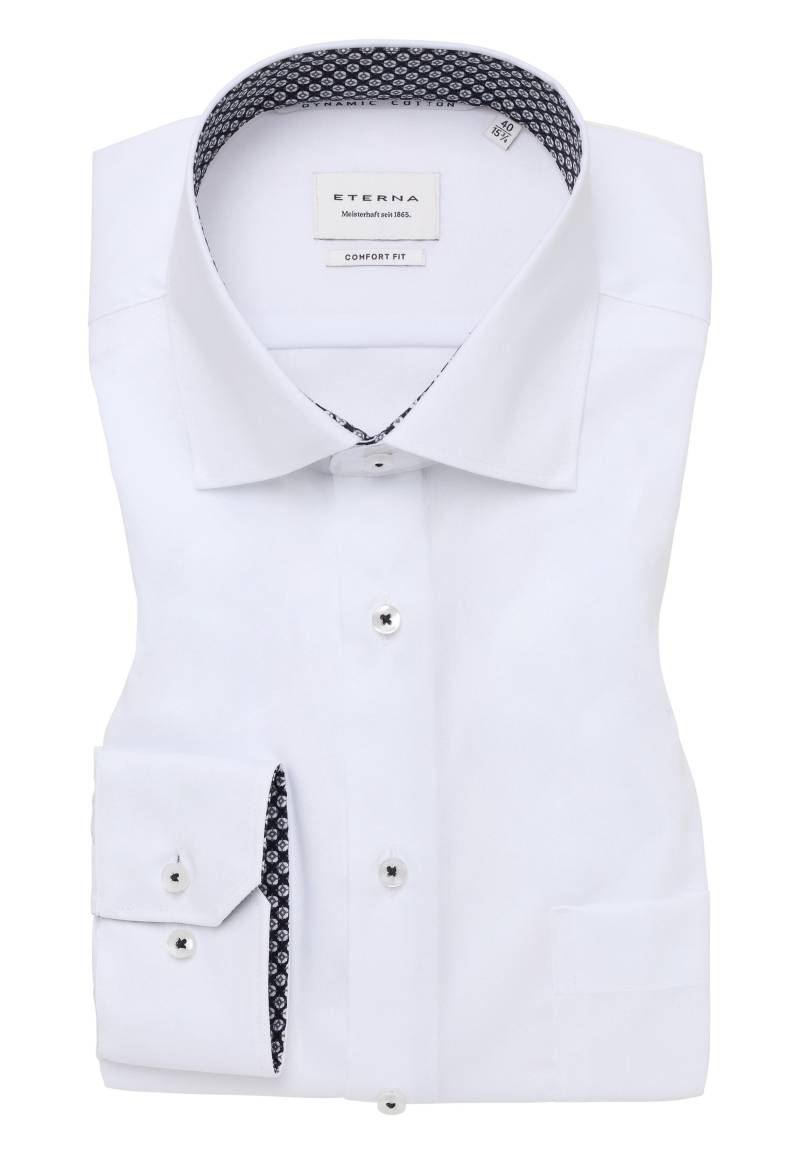 ETERNA - Hemd Popeline Langarm weiß von ETERNA