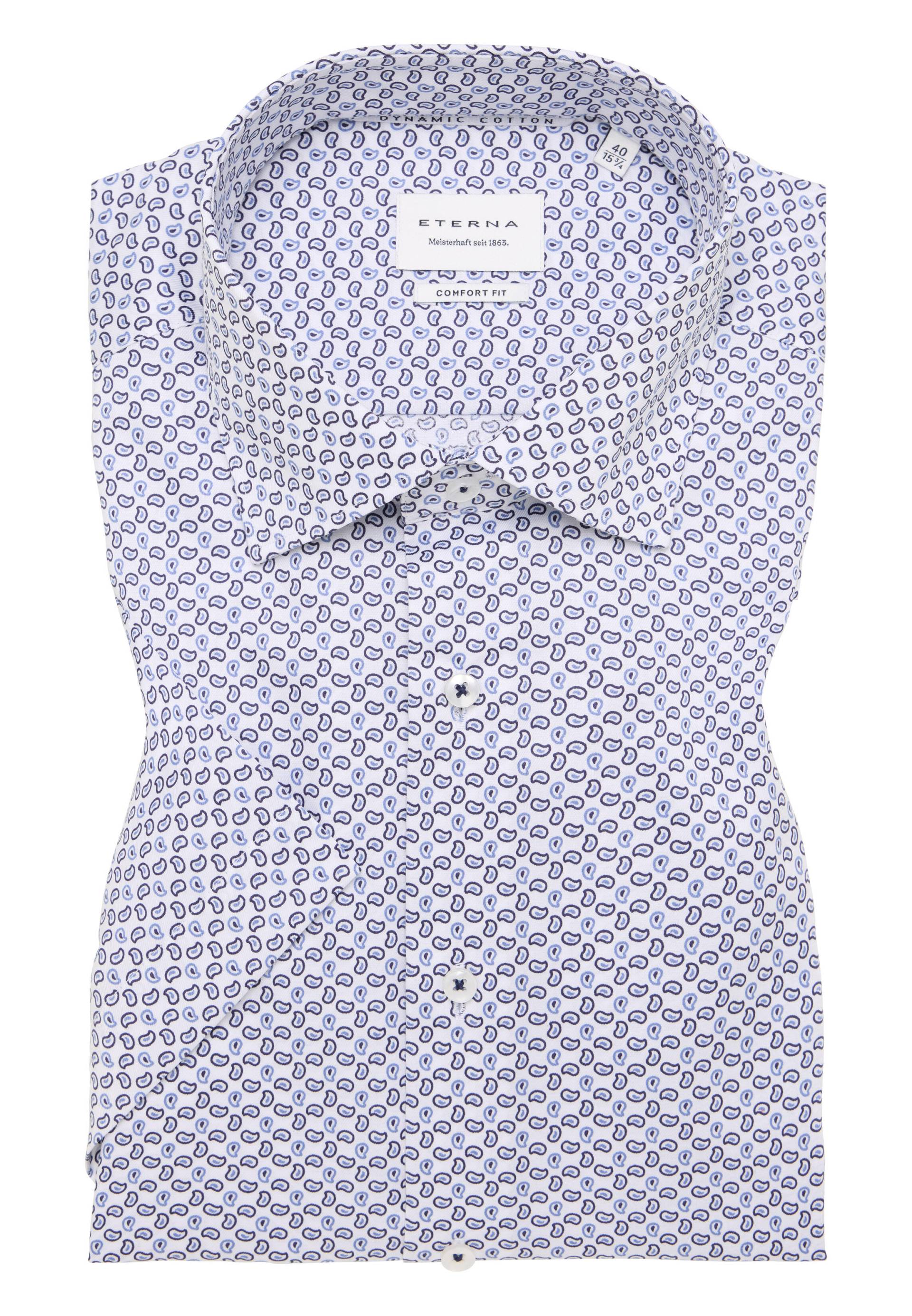 ETERNA - Hemd Twill Kurzarm hellblau von ETERNA