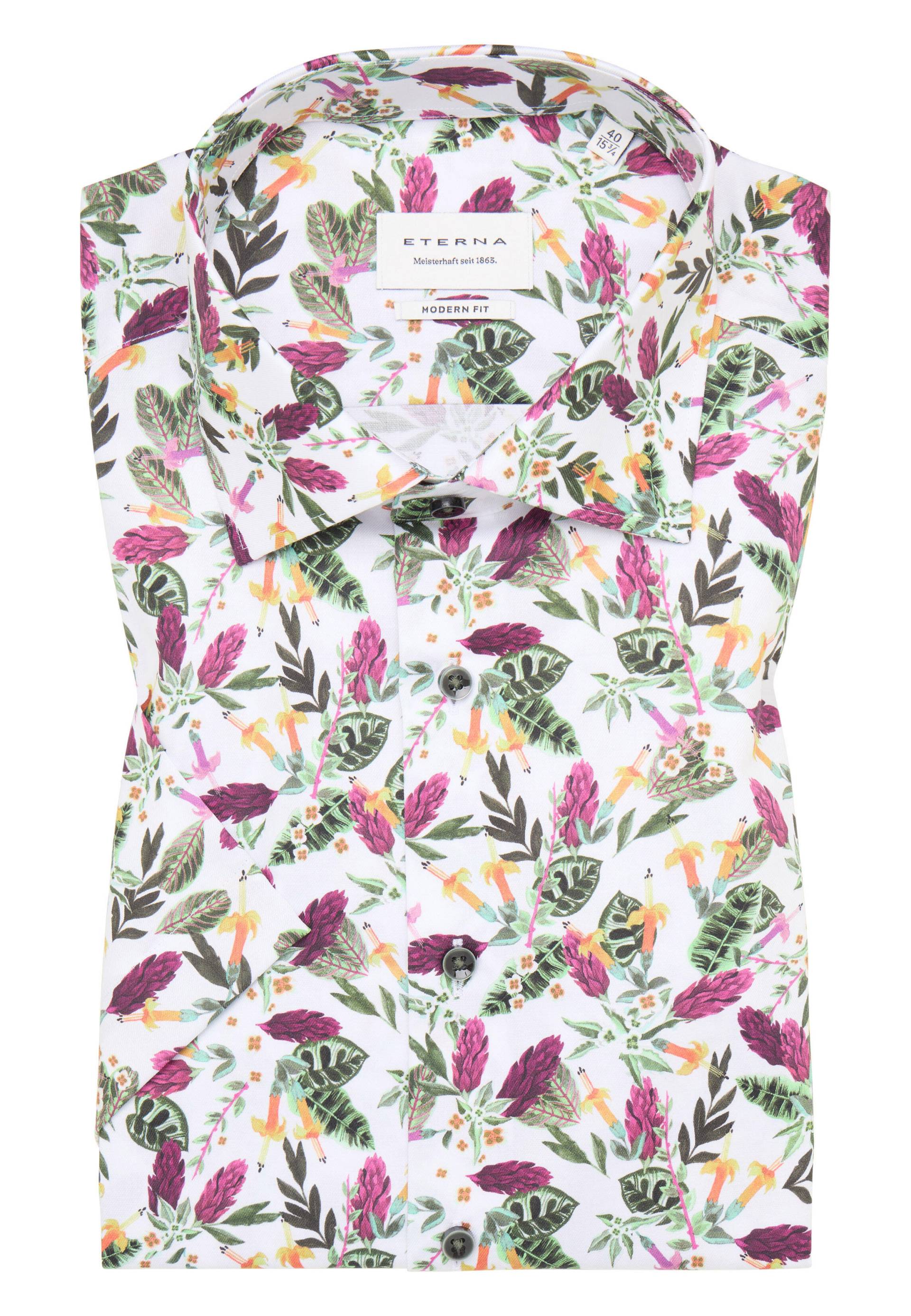 ETERNA - Hemd Twill Kurzarm magnolia von ETERNA