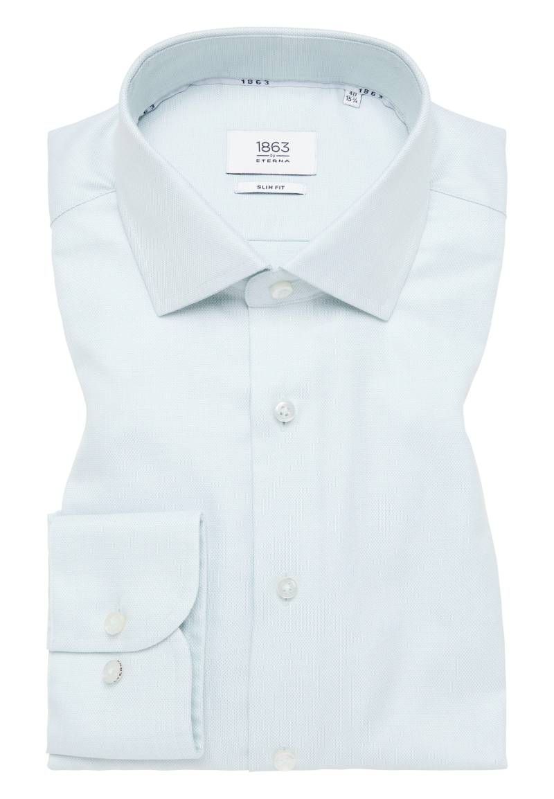 ETERNA - Hemd Twill Langarm apfelgrün von ETERNA