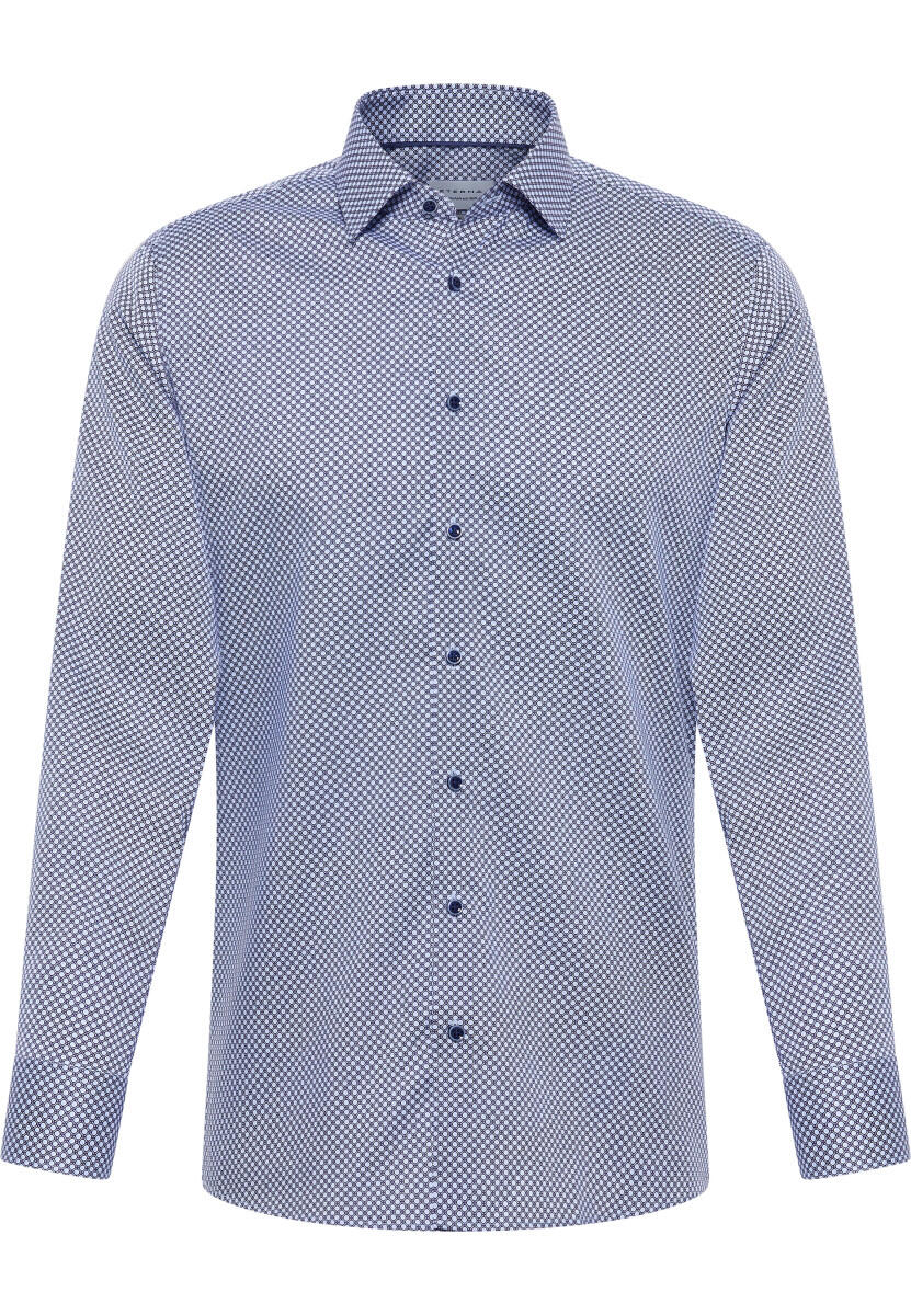 ETERNA - Hemd Twill Langarm blau - Gr. - 38 von ETERNA