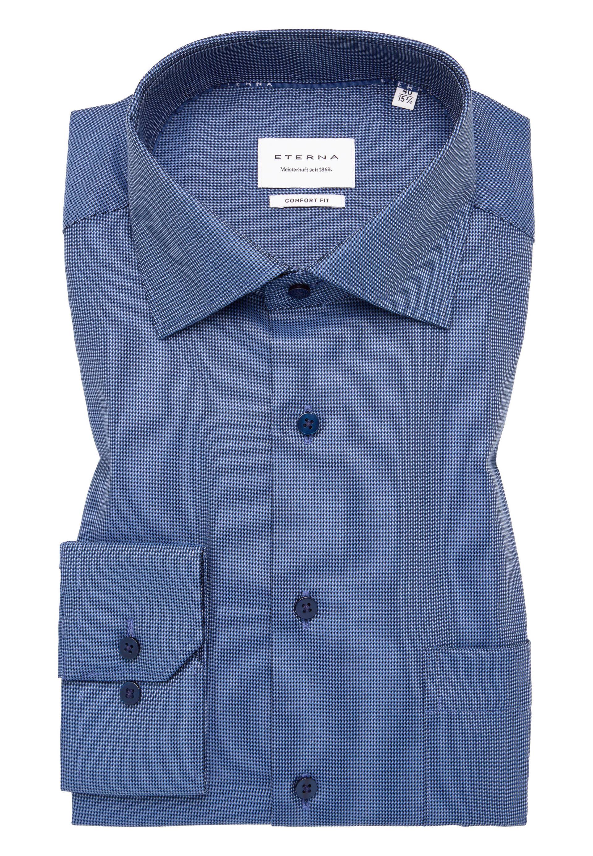 ETERNA - Hemd Twill Langarm denim von ETERNA