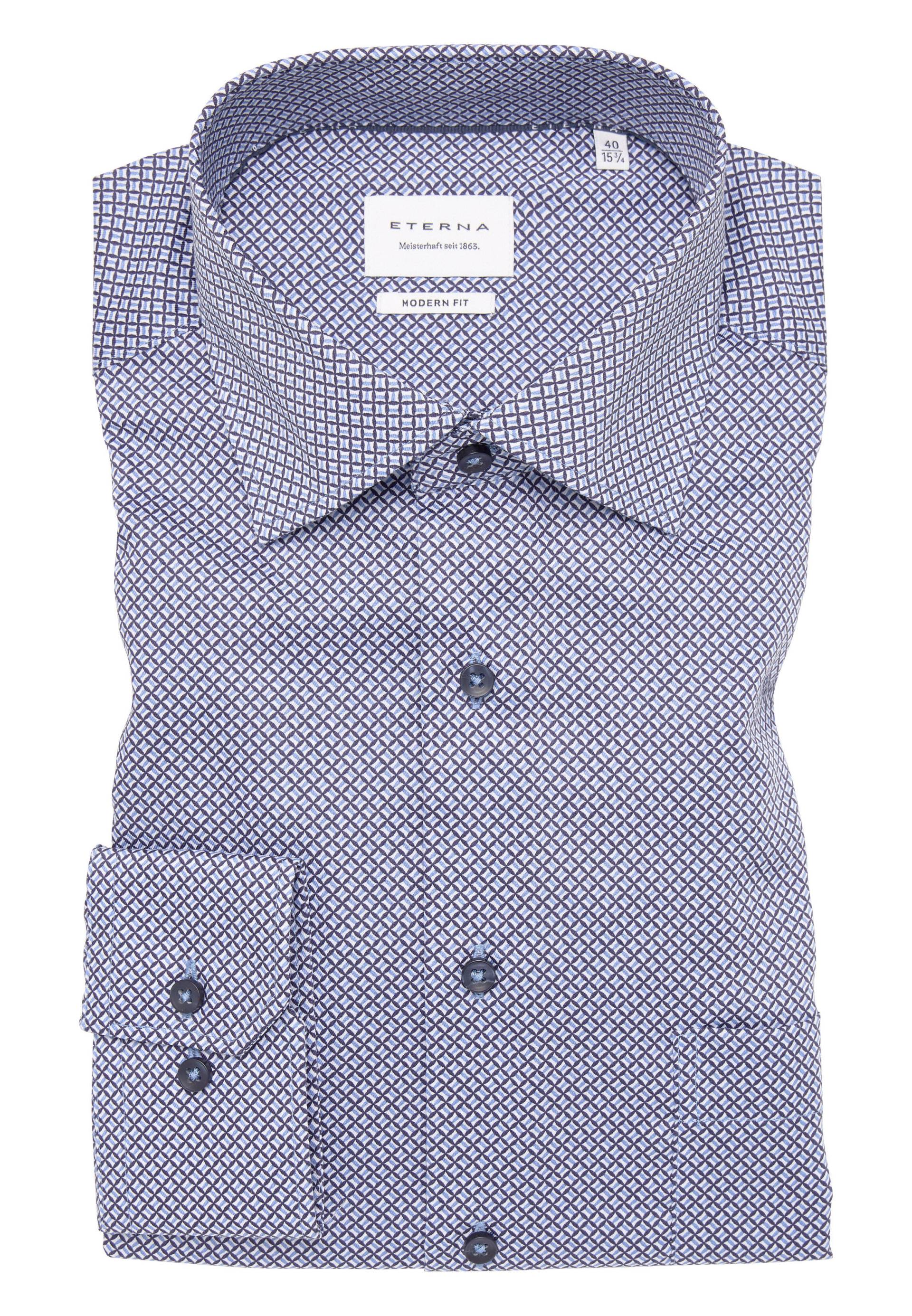 ETERNA - Hemd Twill Langarm hellblau von ETERNA