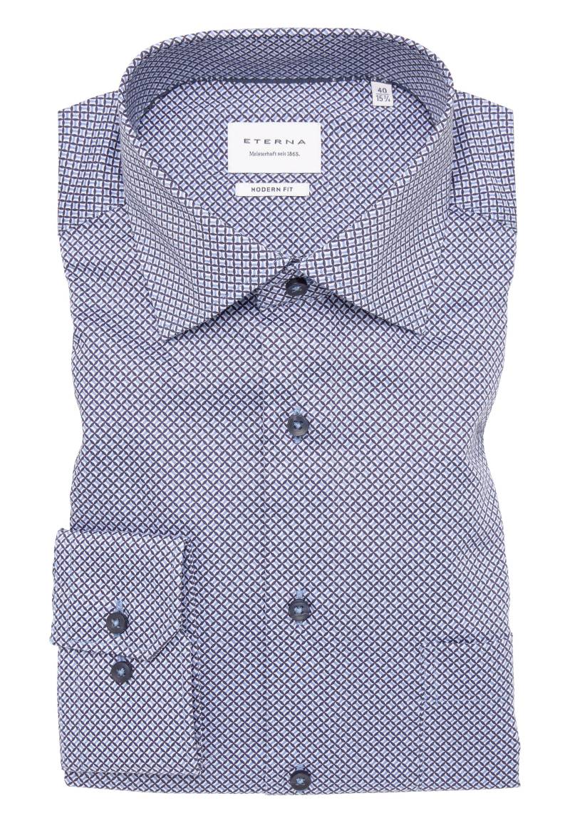 ETERNA - Hemd Twill Langarm hellblau von ETERNA