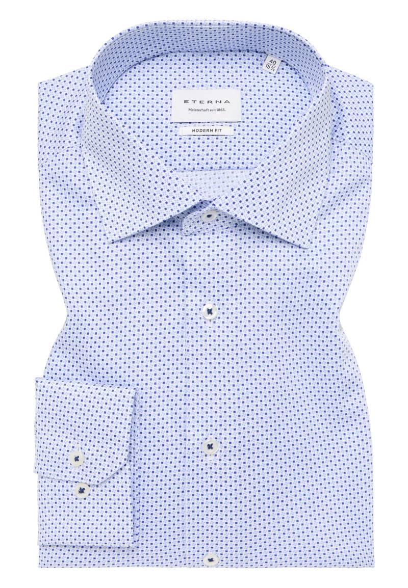 ETERNA - Hemd Twill Langarm hellblau von ETERNA