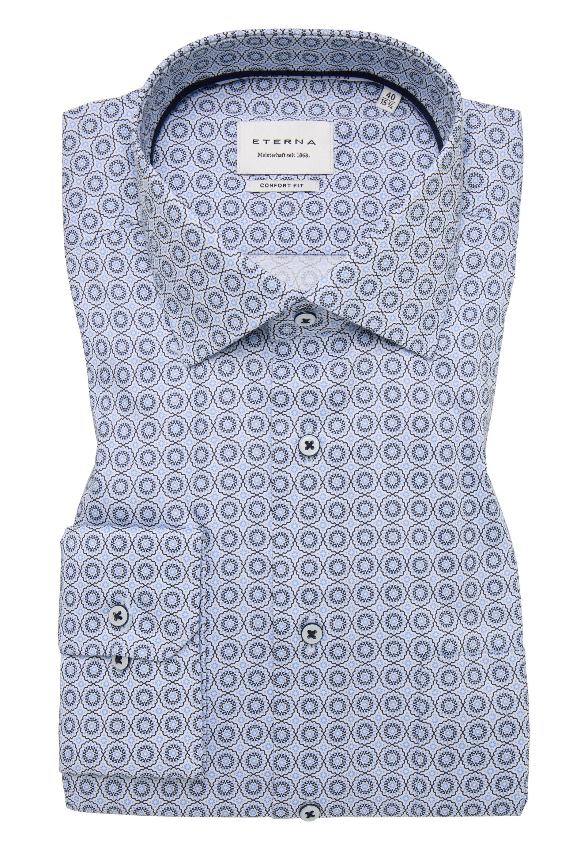 ETERNA - Hemd Twill Langarm royal blau von ETERNA