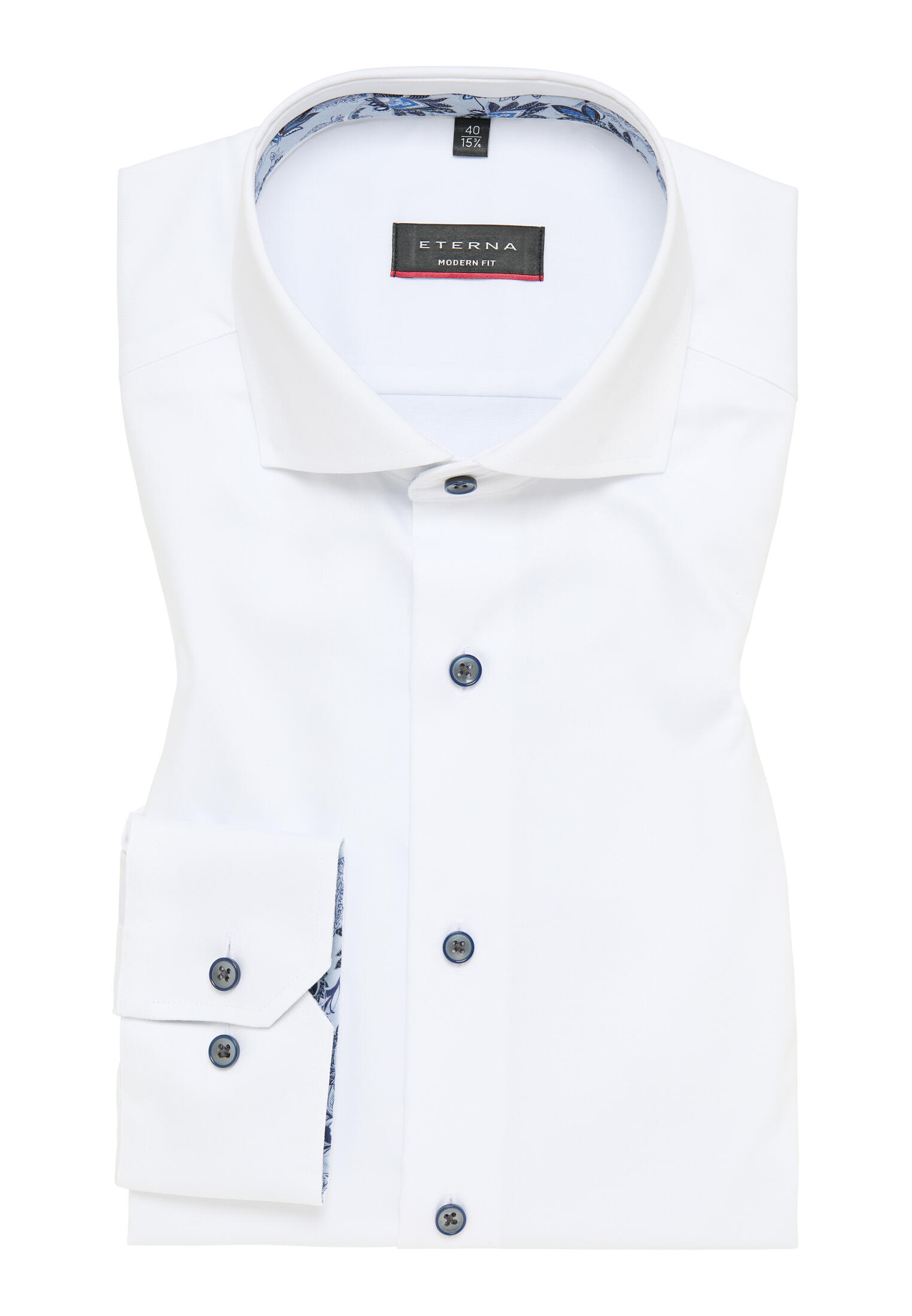 ETERNA - Hemd Twill Langarm weiß von ETERNA