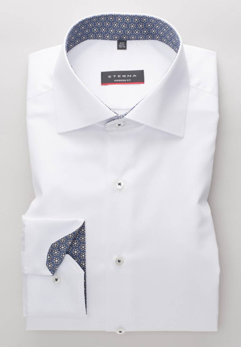 ETERNA - Hemd Twill Langarm weiß von ETERNA