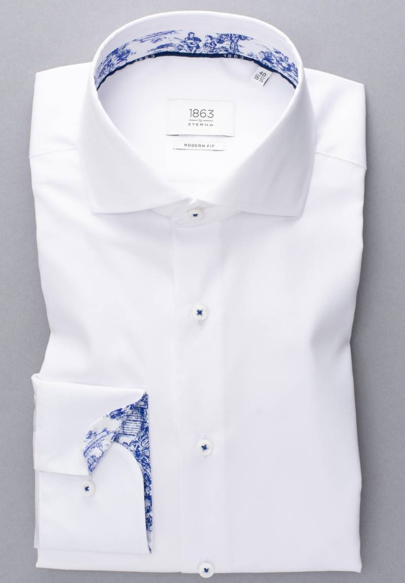 ETERNA - Hemd Twill Langarm weiß von ETERNA