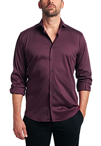 ETERNA Herren Jersey Shirt MODERN FIT 1/1 weinrot 43_H_1/1 von ETERNA