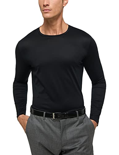 ETERNA Herren Long Sleeve Shirt schwarz 3XL_H von ETERNA