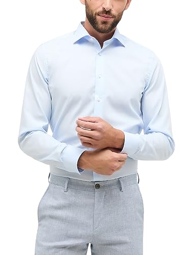 ETERNA Herren Original Shirt Slim FIT 1/1 hellblau 41_H_1/1 von ETERNA