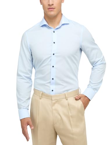 ETERNA Herren Original Shirt Slim FIT 1/1 himmelblau 44_H_1/1 von ETERNA