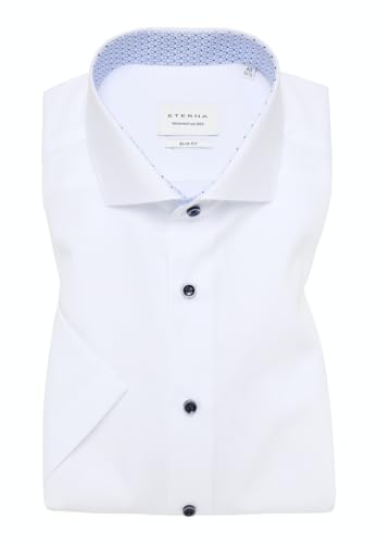 ETERNA Herren Original Shirt Slim FIT 1/2 weiß 38_H_1/2 von ETERNA