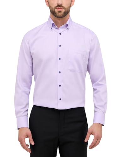 ETERNA Herren Oxfordhemd Comfort FIT 1/1 Lavender 44_H_1/1 von ETERNA