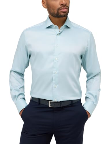 ETERNA Herren Performance Shirt MODERN FIT 1/1 grün 40_H_1/1 von ETERNA