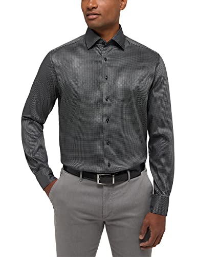 ETERNA Herren Performance Shirt MODERN FIT 68 anthrazit 43_H_68 von ETERNA