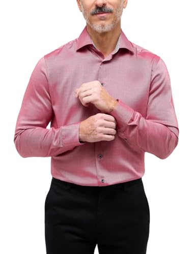 ETERNA Herren Performance Shirt Slim FIT 1/1 Bordeaux 40_H_1/1 von ETERNA