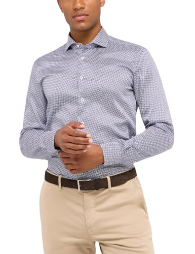 ETERNA Herren Performance Shirt Slim FIT 1/1 dunkelblau 41_H_1/1 von ETERNA