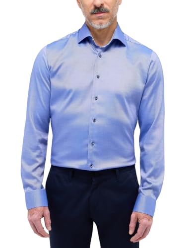 ETERNA Herren Performance Shirt Slim FIT 1/1 royal blau 44_H_1/1 von ETERNA