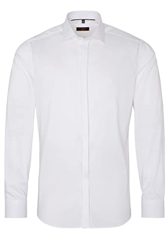 ETERNA Herren Performance Shirt Slim FIT 1/1 weiß 42_H_1/1 von ETERNA