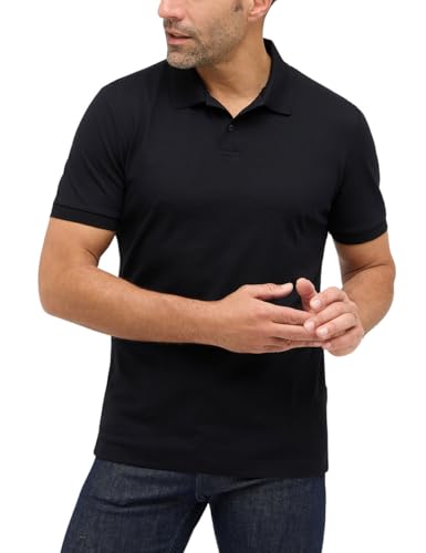 ETERNA Herren Poloshirt MODERN FIT 1/2 schwarz 3XL_H_1/2 von ETERNA