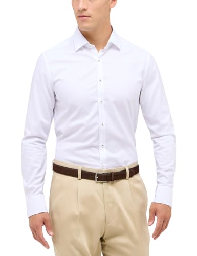 ETERNA Male Struktur-Hemd Slim FIT 43_H_1/1, 1/1, weiß ETERNA Male Struktur-Hemd Slim FIT 43_H_1/1, 1/1, weiß von ETERNA