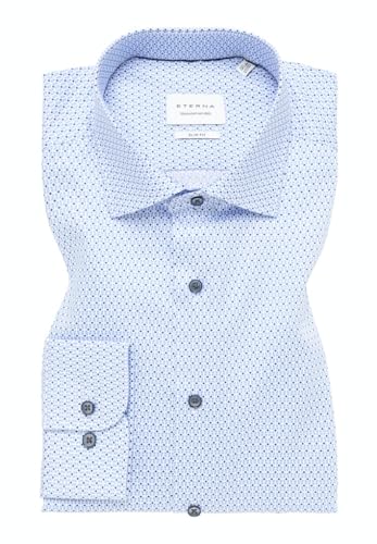 ETERNA Herren Twillhemd Slim FIT 1/1 hellblau 39_H_1/1 von ETERNA