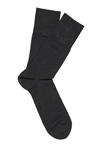 ETERNA Herren unifarbene Socken mit hohem Baumwoll-Anteil anthrazit 47-48_H von ETERNA