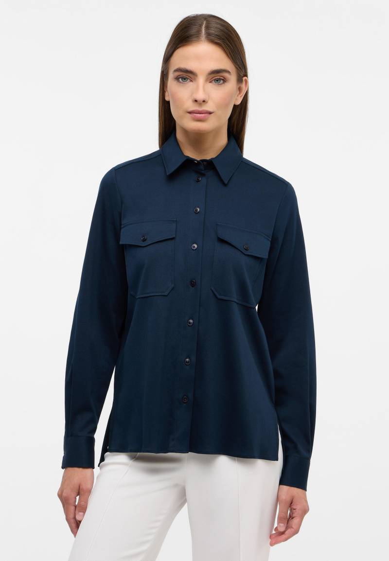 ETERNA - Jersey Shirt Bluse Jersey Langarm navy von ETERNA