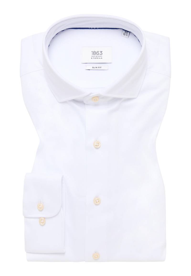 ETERNA - Jersey Shirt Jersey Langarm weiß von ETERNA