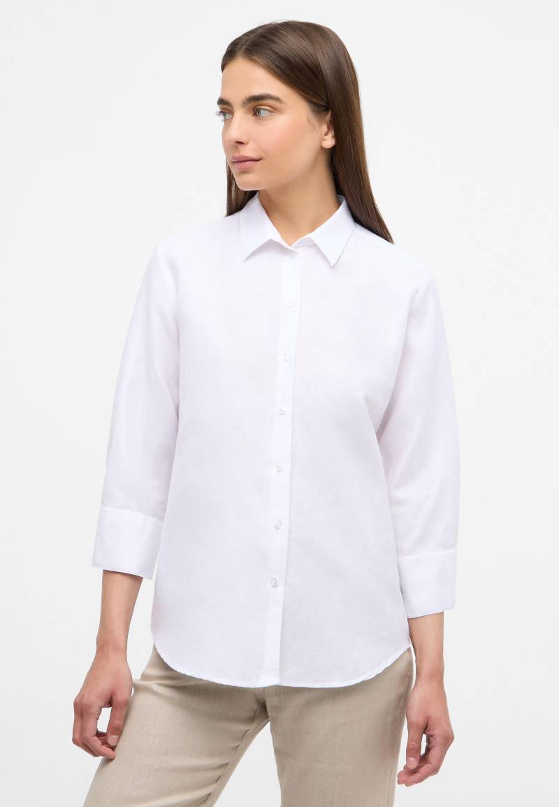ETERNA - Linen Shirt Bluse Leinen 3/4-Arm weiß von ETERNA