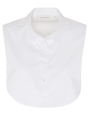 ETERNA Modern Bluse ohne Arm Krageneinsatz Hemdkragen weiß Größe 42 von ETERNA