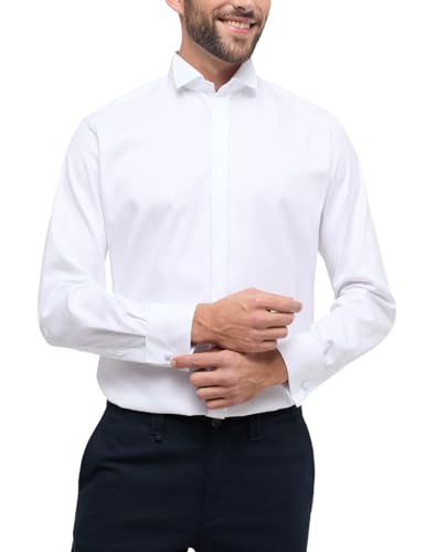ETERNA Modern Fit Cover Galahemd Langarm Kläppchenkragen weiß Größe 45 ETERNA Modern Fit Cover Galahemd Langarm Kläppchenkragen weiß Größe 45 von ETERNA