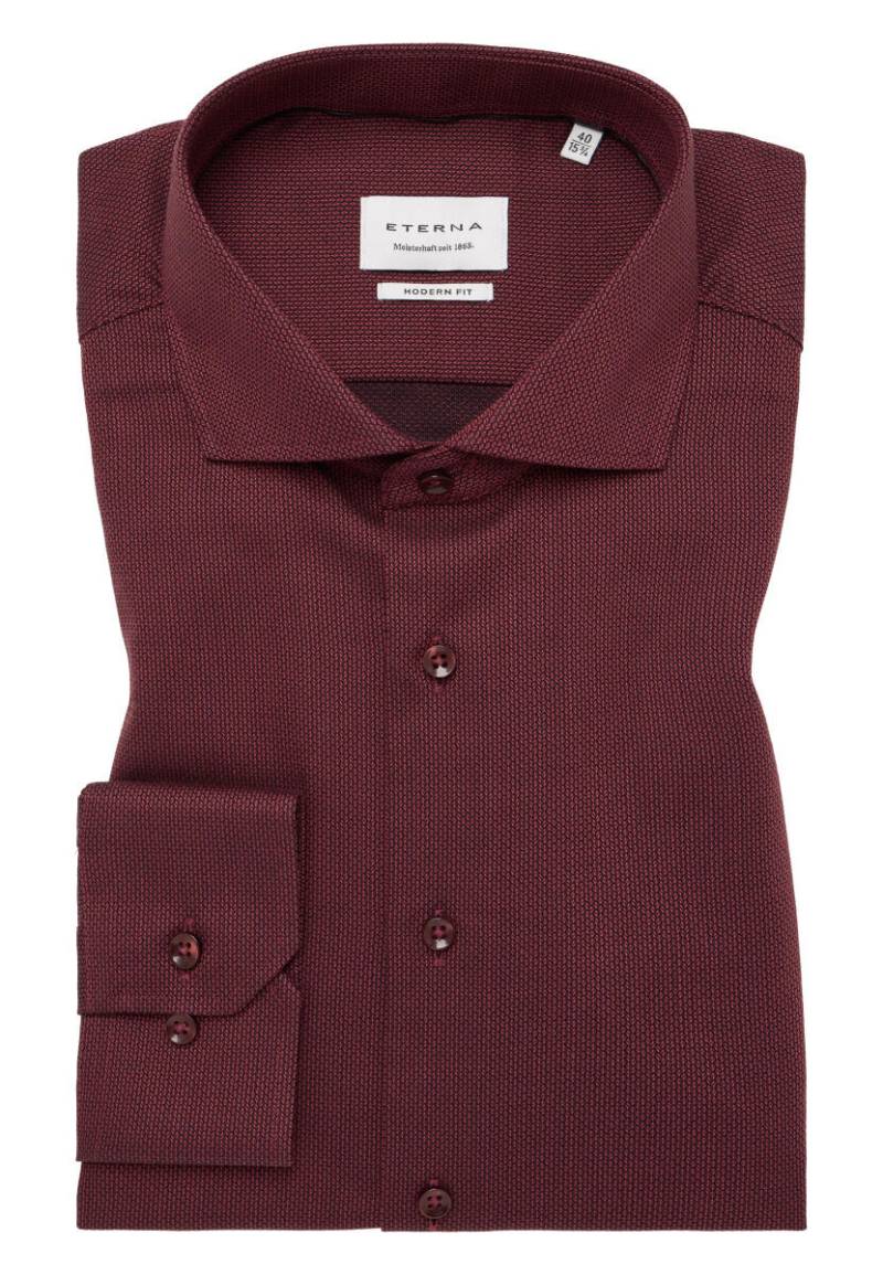 ETERNA - Modern Fit: Hemd rot - Gr. - 42 von ETERNA